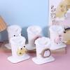 1Pc Plush Lined Glasses Case Cute Animal Design Faux Leather Ideal For Desk Or Bedside Table Protects Glasses And Pens
