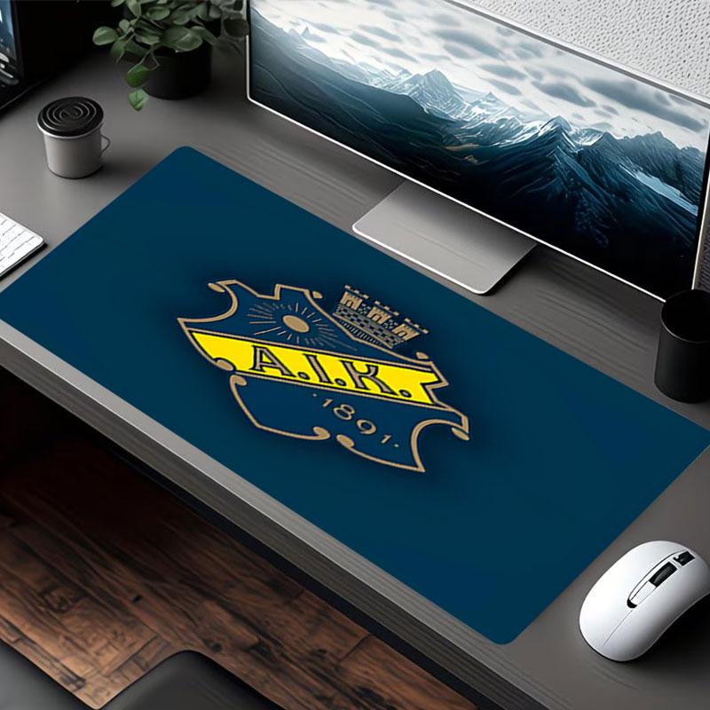 AIK Fotboll Print Mouse Pad, for Keyboard Pad Laptop PC Mat for Office Home Use, Desk Decor, Perfect Birthday Gift for Gamers