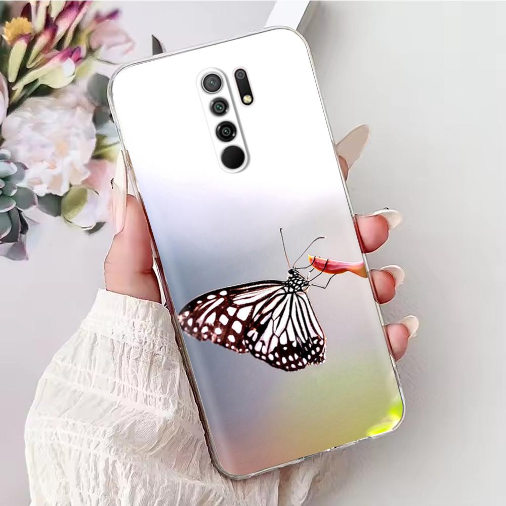 Phone Case For Xiaomi Redmi 9 Case Soft TPU Silicone Back Cover for Xiaomi Redmi 9 Redmi9 Case Transparent Bumper Cover Fundas