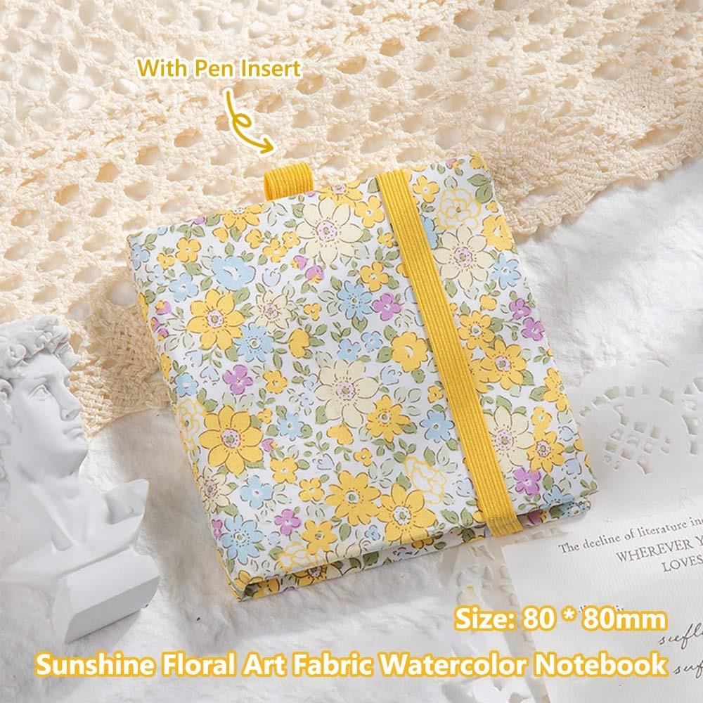 Neues Mini-Aquarell-Malbuch Quadratisch Verdickt 300g Taschen-Skizzenbuch Tragbares Zeichenheft Reise
