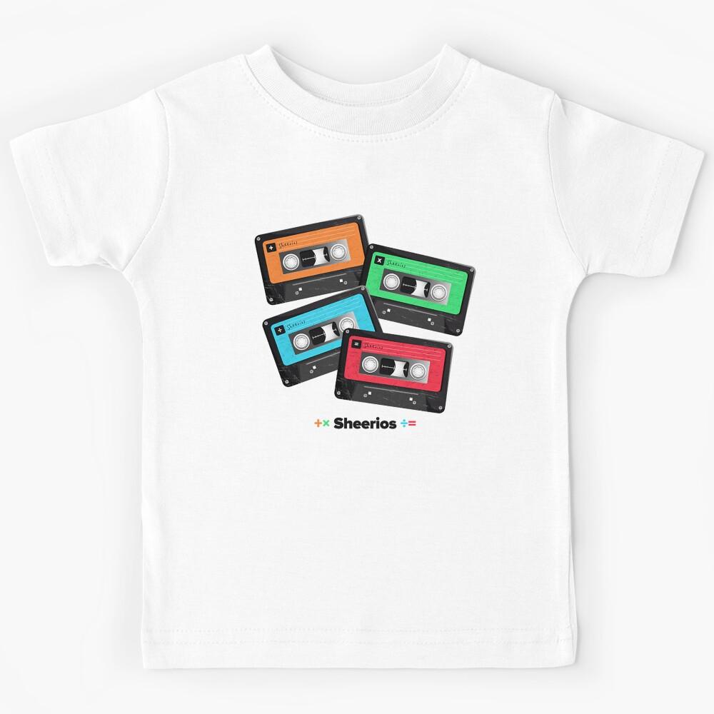 Ed Sheeran - Album Collection (Cassette Tapes)  Kids T-Shirt 170