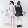 [Yumetembo] Mass-produced Landmine Style Clothing [Dear My Love] Casual Dress, Lace Pearl Ribbon Frill Dress, Women's, Mini, Pink, Yumetenbo