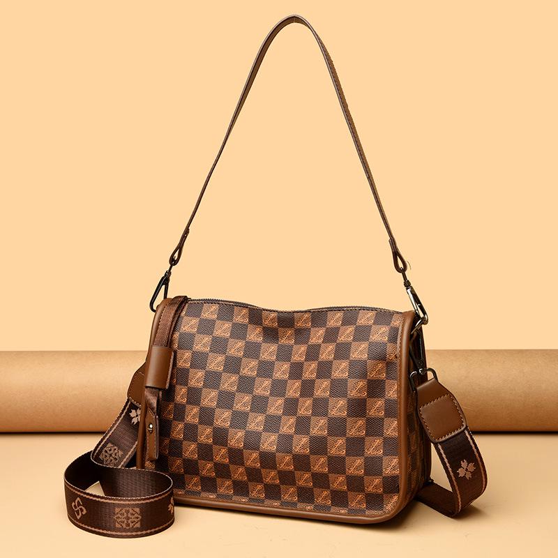 Geantă de umăr crossbody de damă cu capacitate mare 2023 pentru mame de vârstă mijlocie și vârstnice