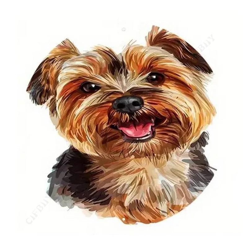 Dog Metal Poster Sign, Vintage Wall Decor 20x20cm