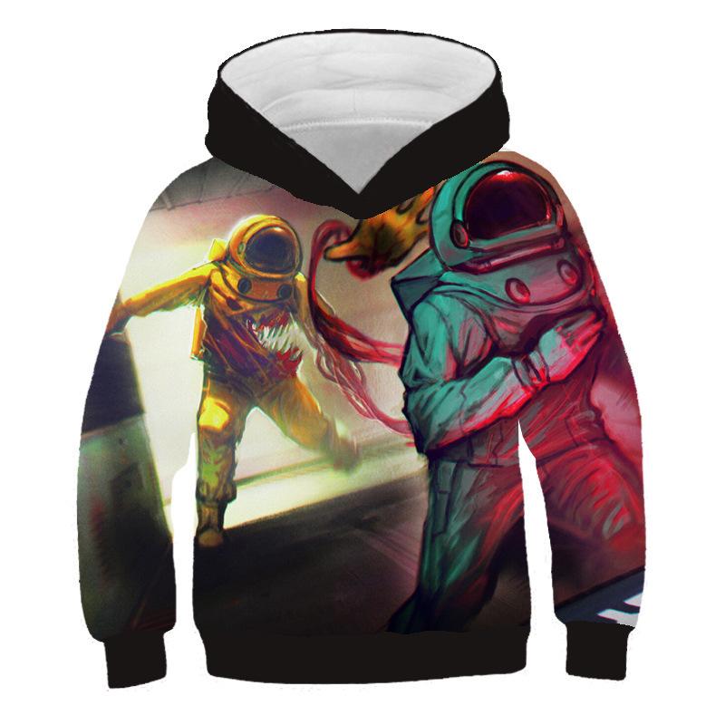 67 Jumper Hoodies Kids Cartoon Hooded Sweatshirt Warm 6 7 Meme Gedrukt