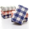 1Pc 34x75cm 100% Cotton High Quality Gauze Plaid Home Soft Absorbent Bathroom Adult Men Women Hand Towel