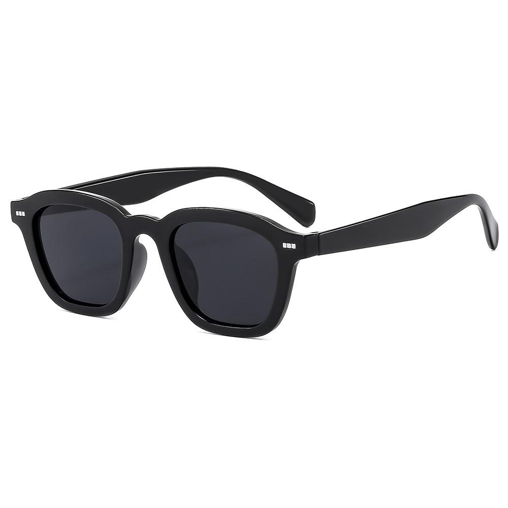 

Minimalist Black Frame Round Sunglasses With Uv400 Uv Protection For Daily Outdoor Activities BlackFrameGrayLenses