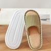 Spring linen slippers women's indoor home spring and autumn floor sweat-absorbing cotton and linen four-season cloth slippers household men