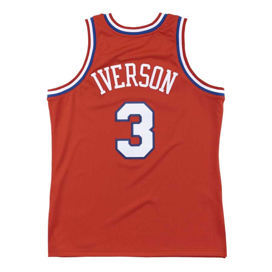 Mitchell Ness Authentic 76ERS 02-03 Allen Iverson "Victory " jersey 202659162
