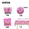 Cocomelon Birthday Party Decoration Tableware Tablecloth Napkins Plates Cups Party Favors Gift Bag Outdoor Wedding Party Decor