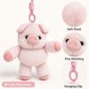 Shake Feature Plush Keychain Wiggly Design Stuffed Keychain Charming Plush Keyring  Bag Decoration