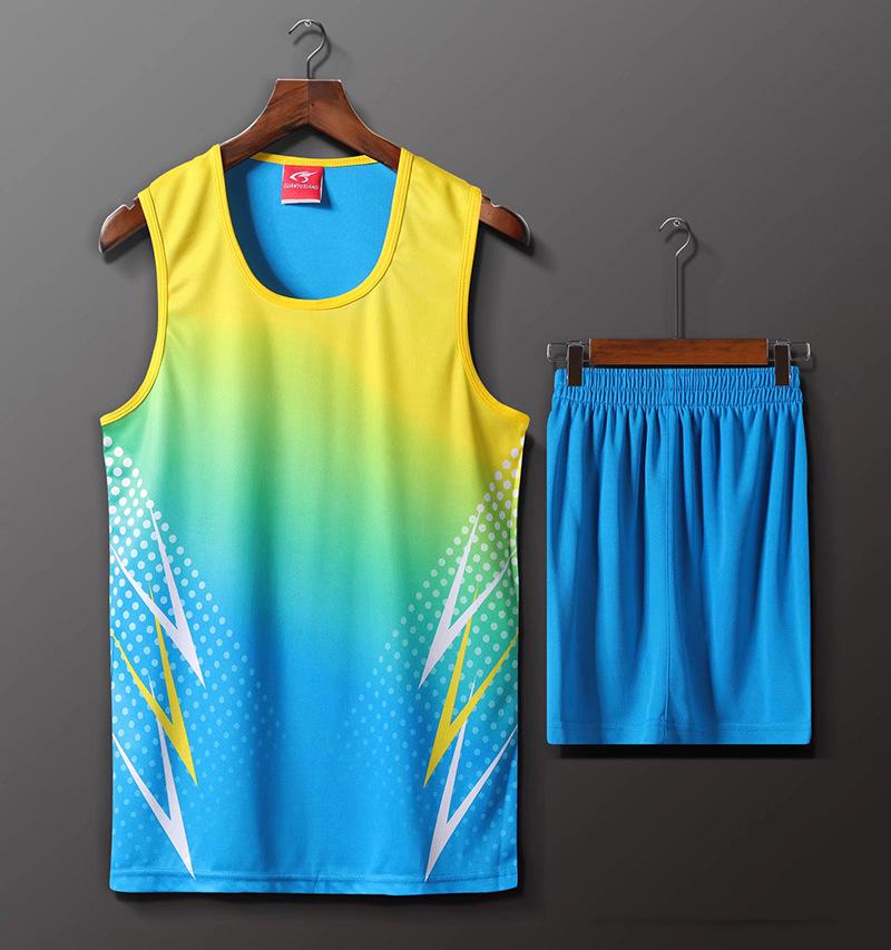 Custom Competition Track & Field Uniform Set - Quick-Dry Training Vest for Students