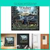2025 Witches Calendar Stylish Casual And Retro Simple Home Bedroom Decoration