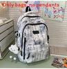 Art Backpack Student With Ink And Wash Print Designs For Teens Daily School Use