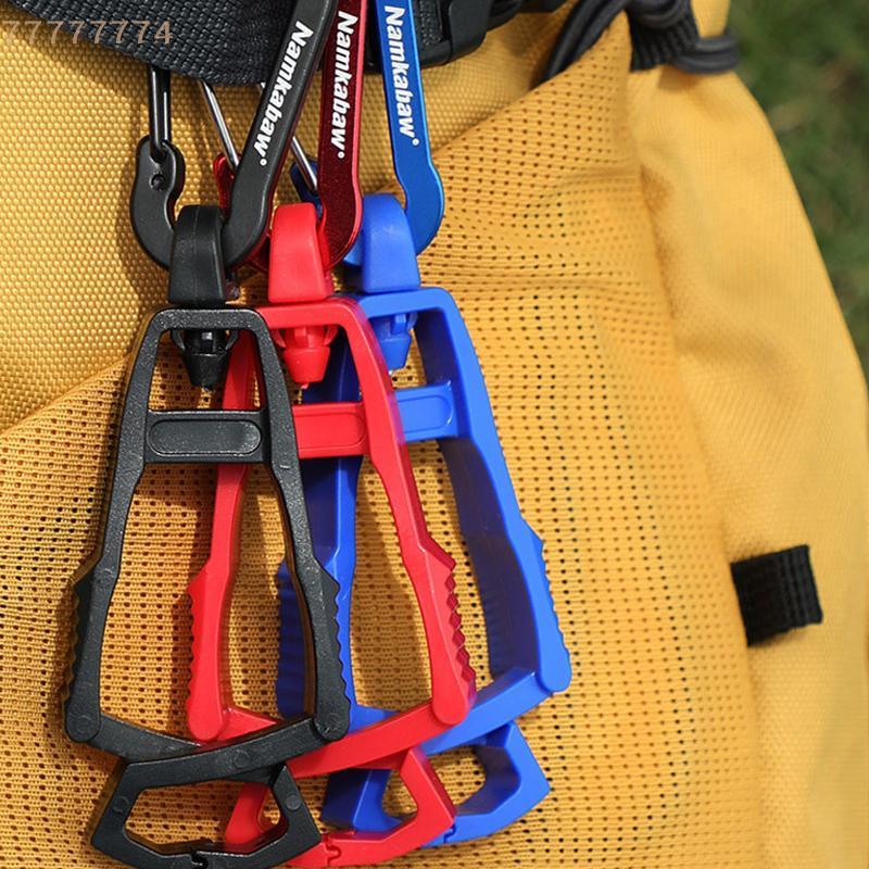 1PC Safety Clamp Key Organizer Camping Tool Outdoor Multi-purpose Glove Clip Anti-Drop Hook Work Gloves Holder