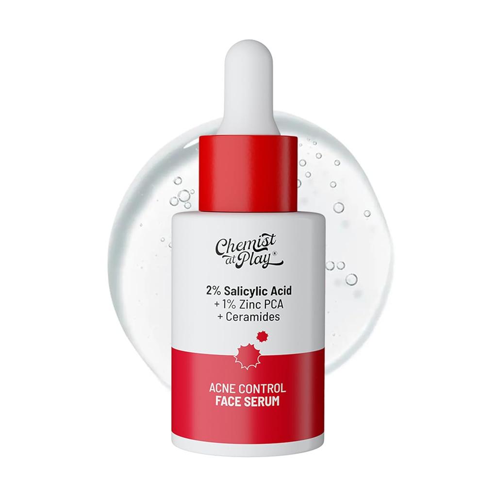 Chemist At Play 2% Salicylic Acid Face Serum For Oil Control, Pore Care And Smooth Skin Texture 30 Ml