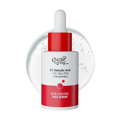 Chemist At Play 2% Salicylic Acid Face Serum For Oil Control, Pore Care And Smooth Skin Texture 30 Ml