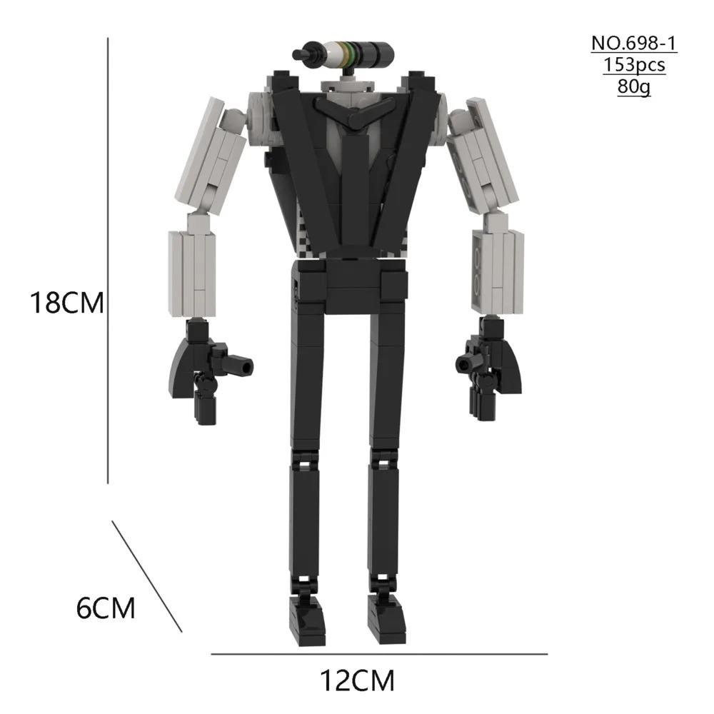 Skibidi Toilet Building Blocks Toy Titans Cameraman Speakerman Drillman TV Man Woman Camera Speaker Man G Drill Man Figure Toy