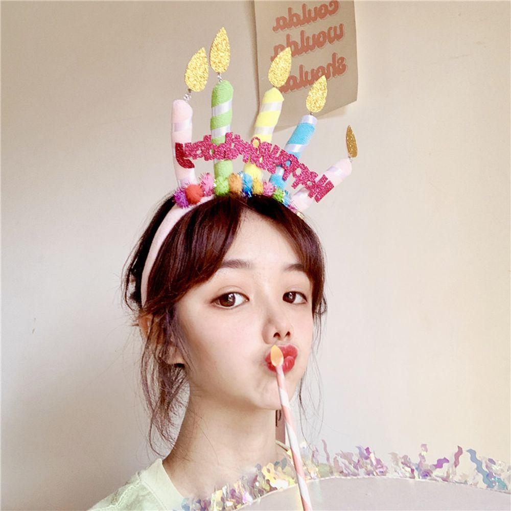 Headwear Headdress Crown Women Hair Hoop Hair Accessories Korean Style Headband Birthday Hairband