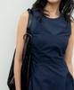MAKE A TOAST Layered Combo Shirred Dress Navy Mbesop001Nv
