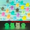 24/48Pcs Mini Luminous Figures Puppy Miniature Decor Glow At Night Dog Dolls Diy Fairy Garden Landscape Ornament Accessories