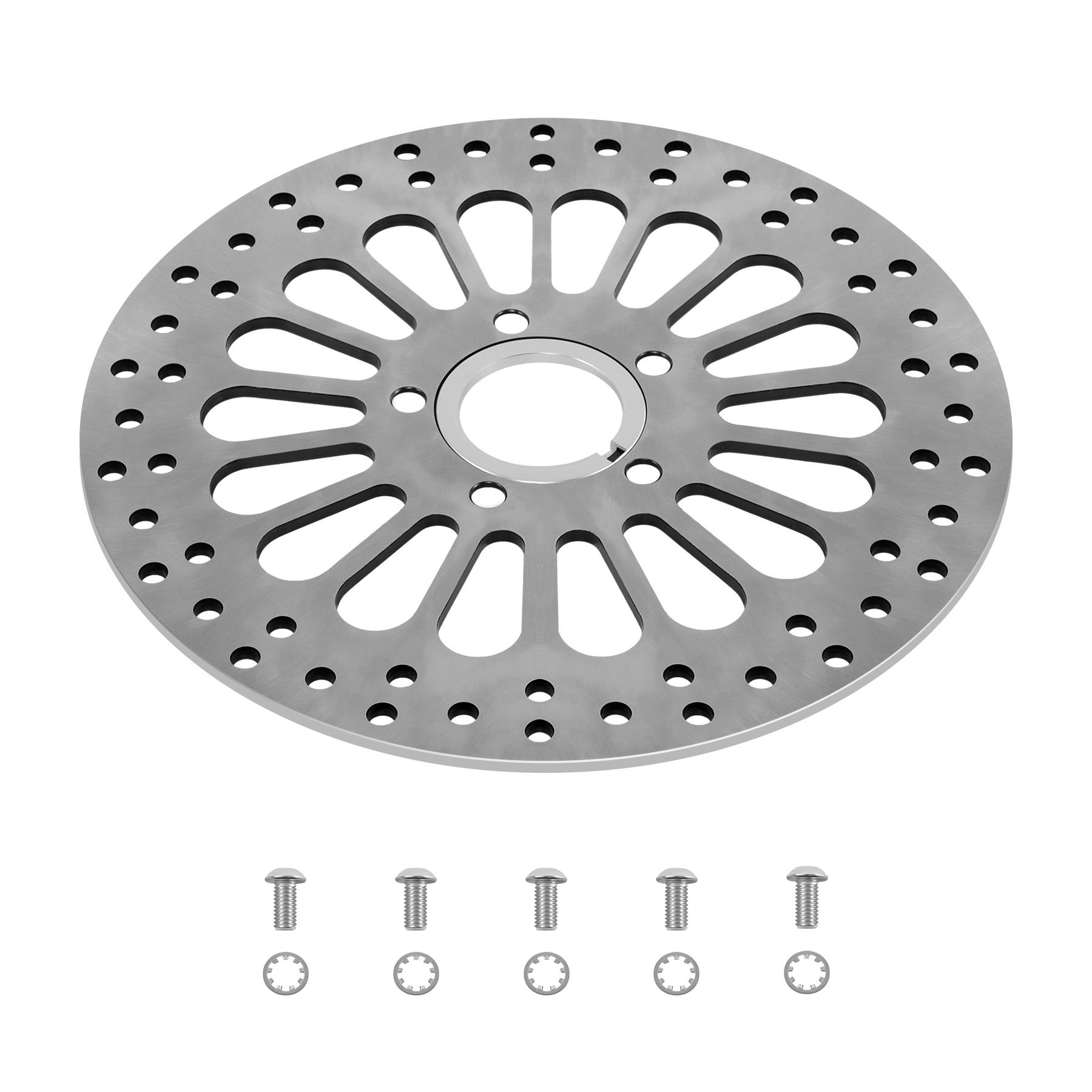 11.5in Rear Brake Rotor Disc Round Rear Brake Rotor Disc For Harley-Davidson Sportsters 1984-2010 Touring 2000-2007 Dyna 92-17 1pcs