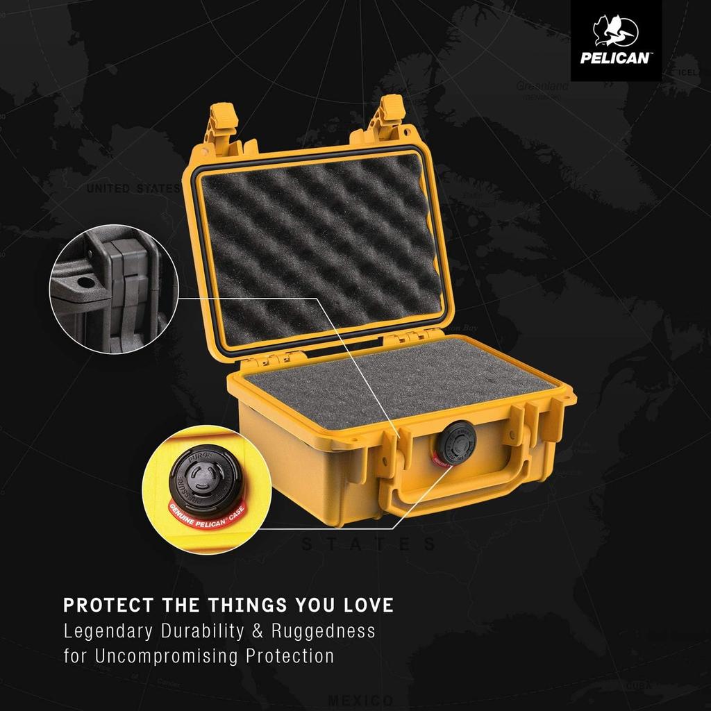 PELICAN Hard Case 1120 Yellow 1120-000-240