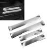 4PCS Door Sill Scuff Plate Guard Protector Trim Stainless Steel Polished Self Adhesive for   2024