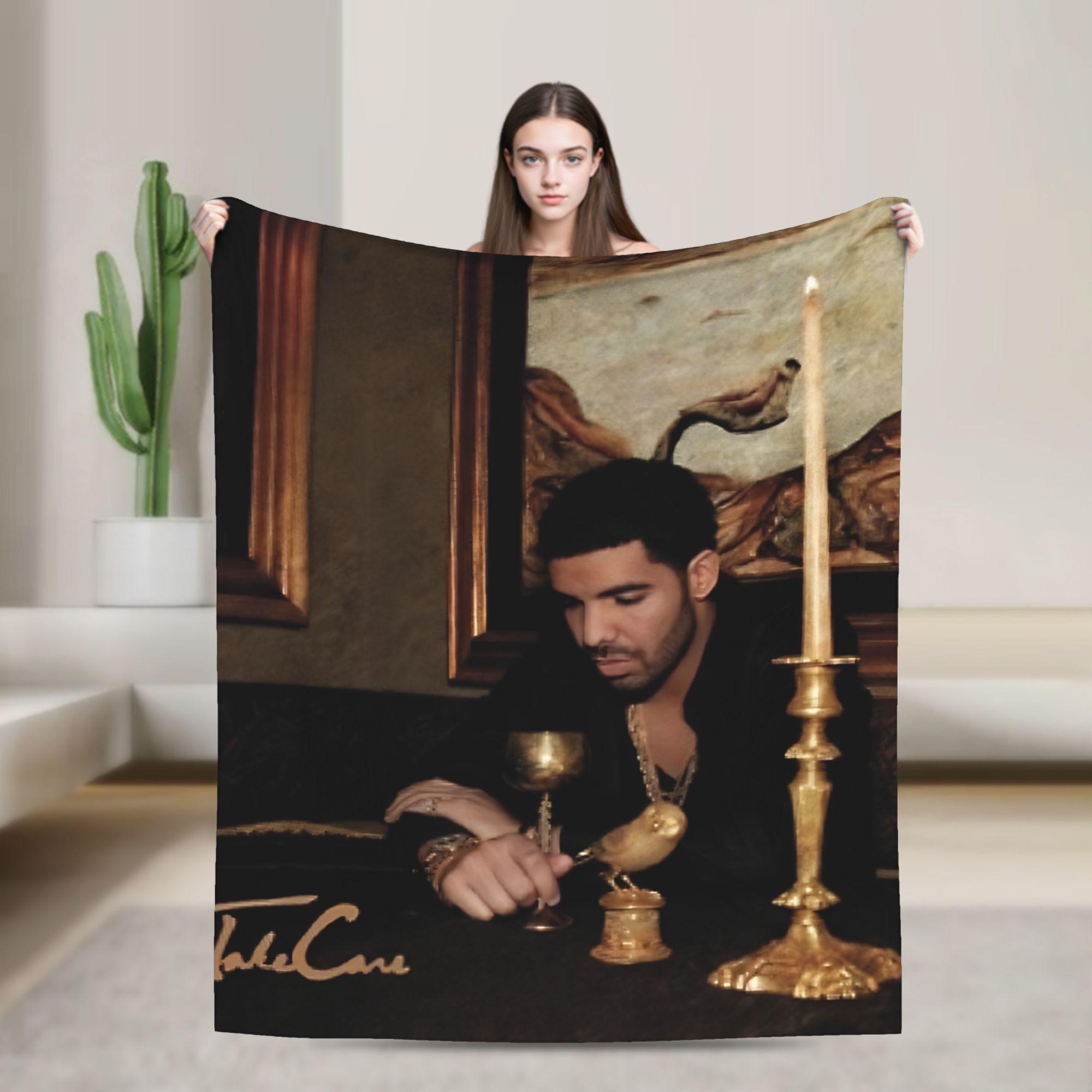 

D-drake meme Warm Soft Blanket Decorative Plush Bedding Throws Novelty Couch Chair Flannel Bedspread Sofa Bed Cover 30x40in