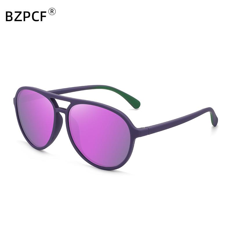 New Trendy Gradient Legs Oversized Pilot Polarized Sunglasses Men Brand Design Vintage Driving Sun Glasses Women Shades UV400