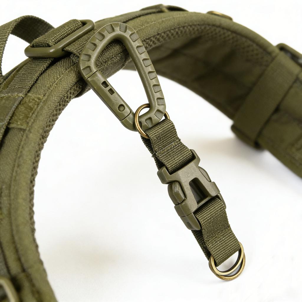 Outdoor Key Chain Multi-Functional Molle Webbing Belt Hook Mountain Climbing Backpack Quick-Release Buckle Travel Accessories