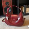 Fashionable Niche Handbag - Retro Crescent-shaped Bag - Shoulder Sling Bag Casually