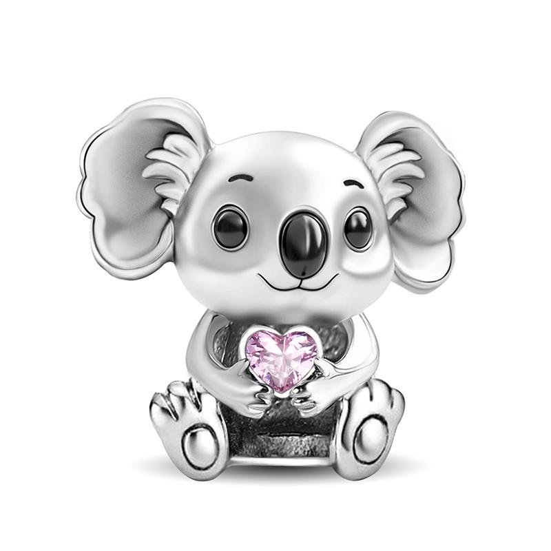 Copper Owl Panda Elephant Dog Butterfly Cute Charms Beads Fit Original Pan Bracelet Bangle High Quality Diy Jewelry