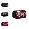 Alphabet Lore Double Layer Pencil Case For Students With Polyester Material And Storage Capacity