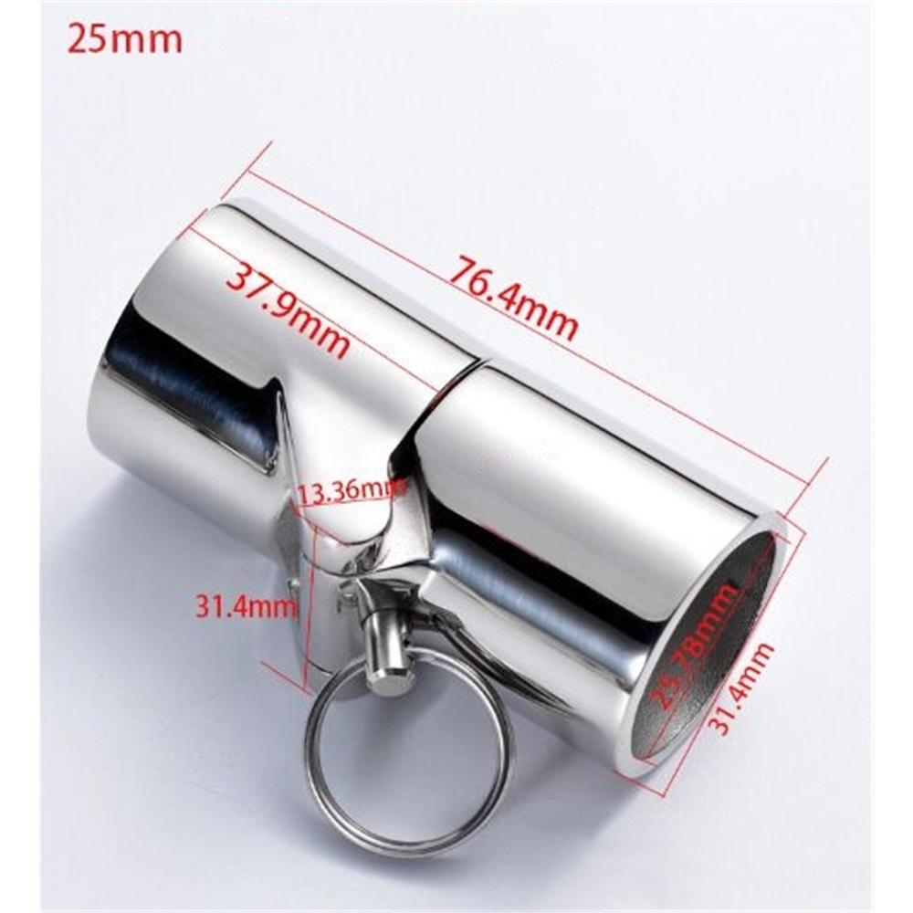 

Соединитель труб для перил из нержавеющей стали, складной, поворотный, для (25 Мм) 1 В. Или (22 мм) 7/8 дюйма. Трубный соединитель Морское оборудование 25mm