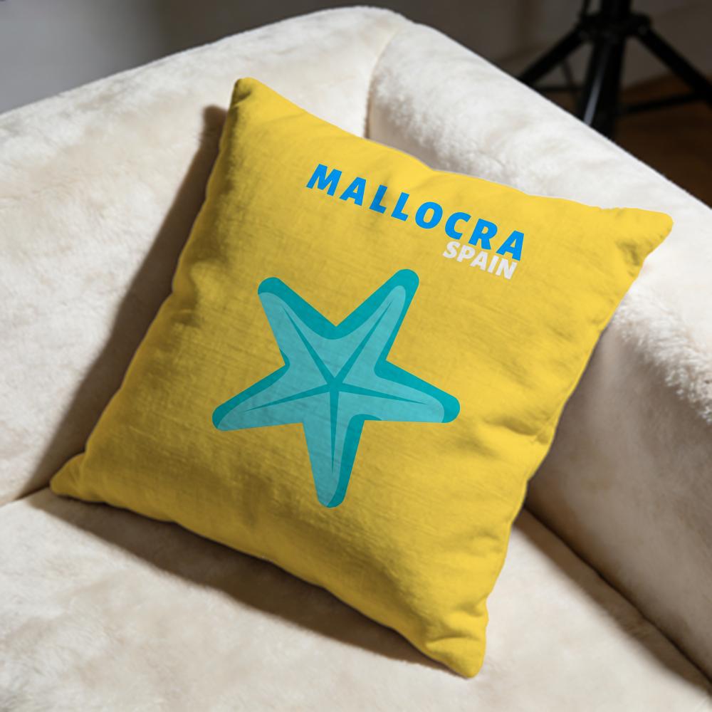 Travel Vacation Cushion Cover Soft Decorative Pillow Case Suitable for Bedroom Sofa Car Travel Use