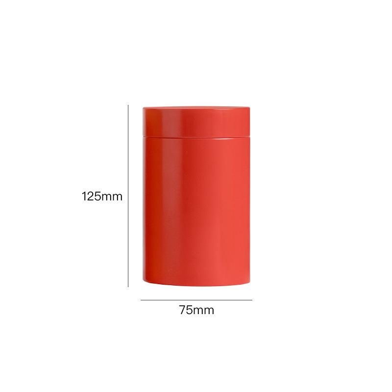 Mini Tinplate Box Tea Can Small Travel Portable Container Jar Sugar Coffee Caddy Organizer Household Storage Kitchen Gadgets