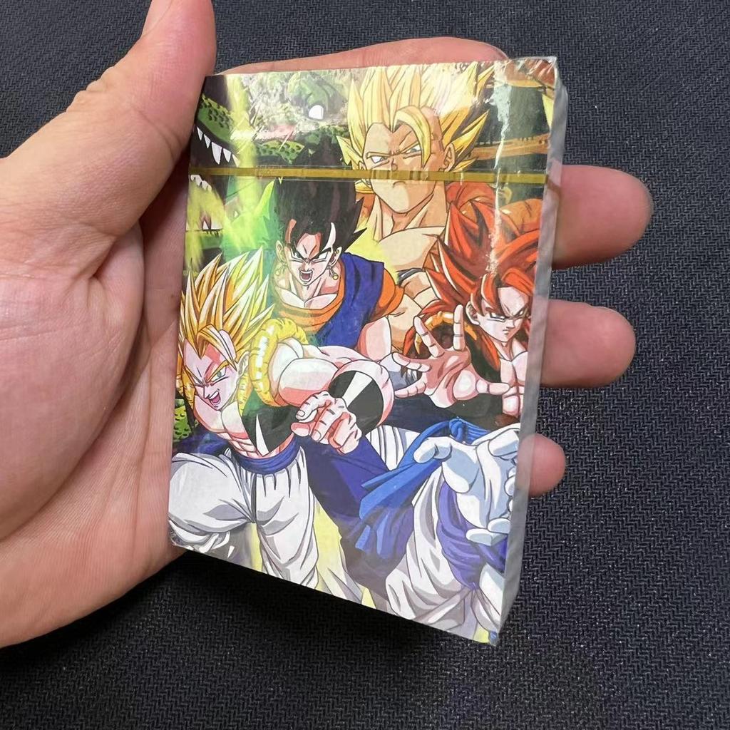 54Pcs Cards Anime Dragon Ball Z Poker Toy Cosplay Son Goku Board Game Cards Hardcover Collection Box