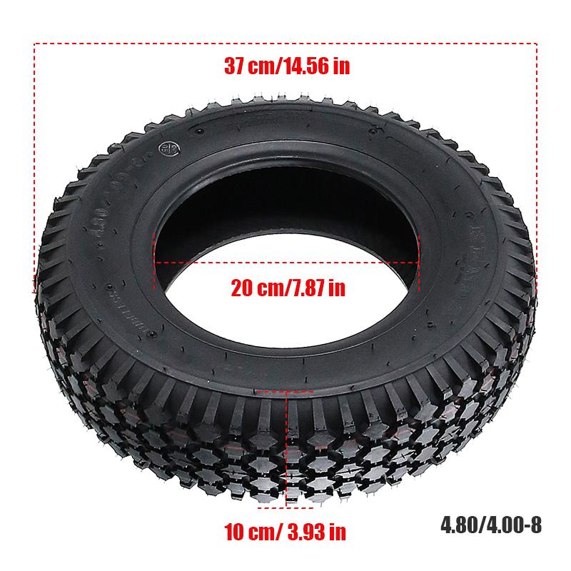 Vacuum Tire 4.80/4.00-8 Trailer Tire High Speed Tire 4.00-8 Inner Tube Agricultural Vehicle Heavy Tire