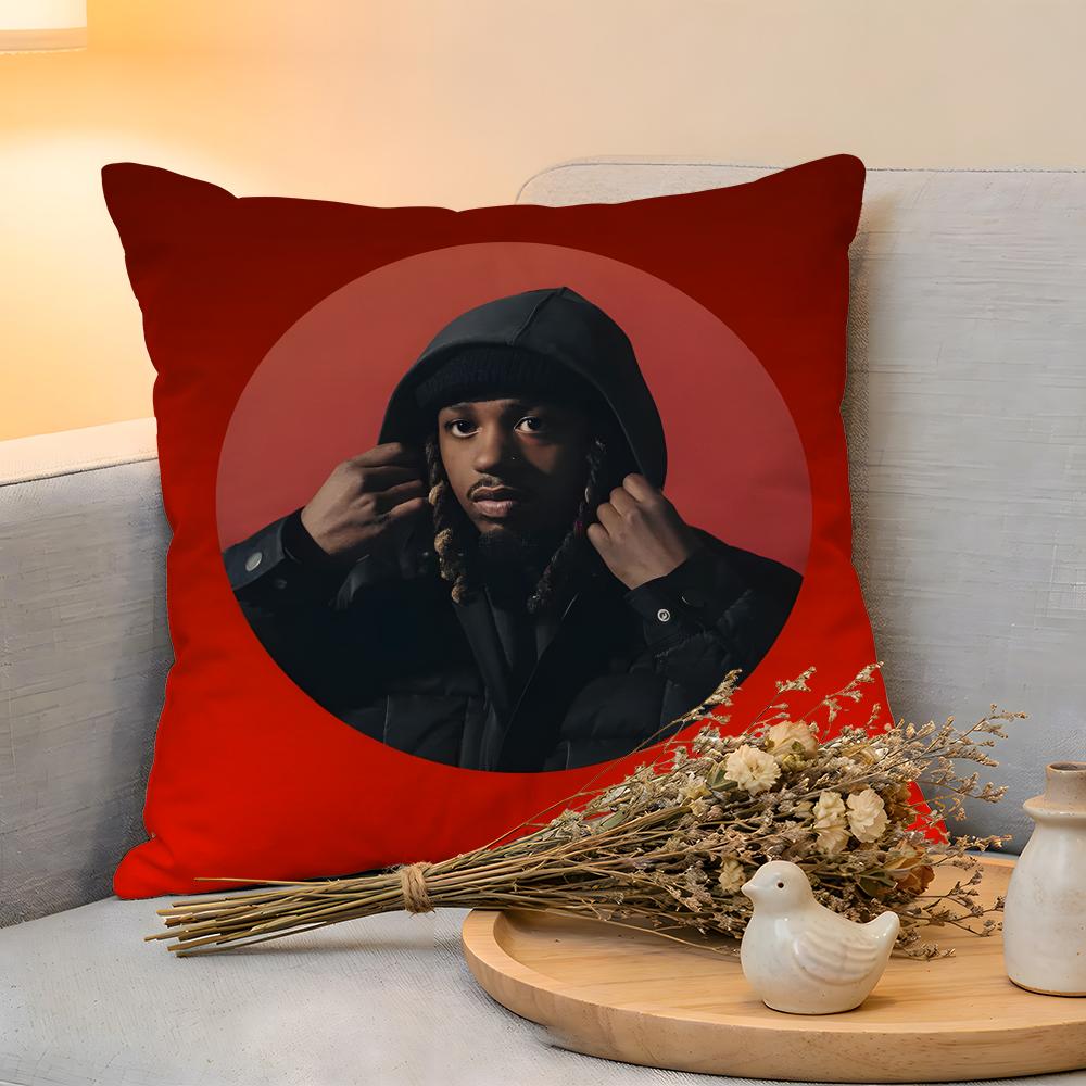 Cushion Cover Linen SkinFriendly Soft Decorative Case for Sofa Home Decor MMetro BBoomin Album Pillow cover