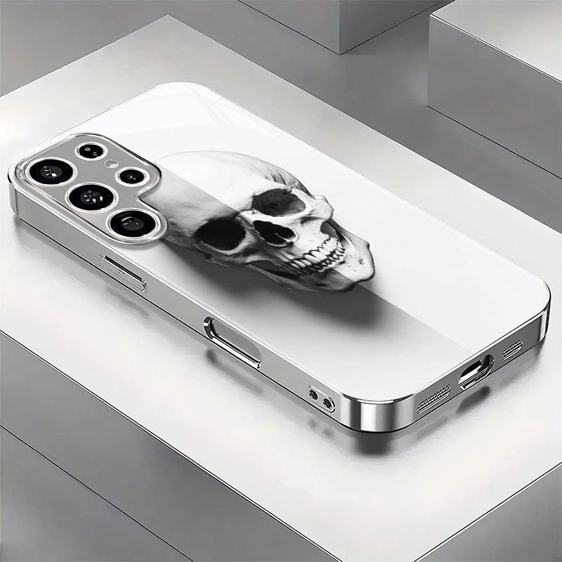 High-end PhoneCase Electroplated Glass TPU PhoneCase for Samsung Galaxy S26 S25 S24 S23 S22 S21 FE,Ultra,Plus Dropresistant