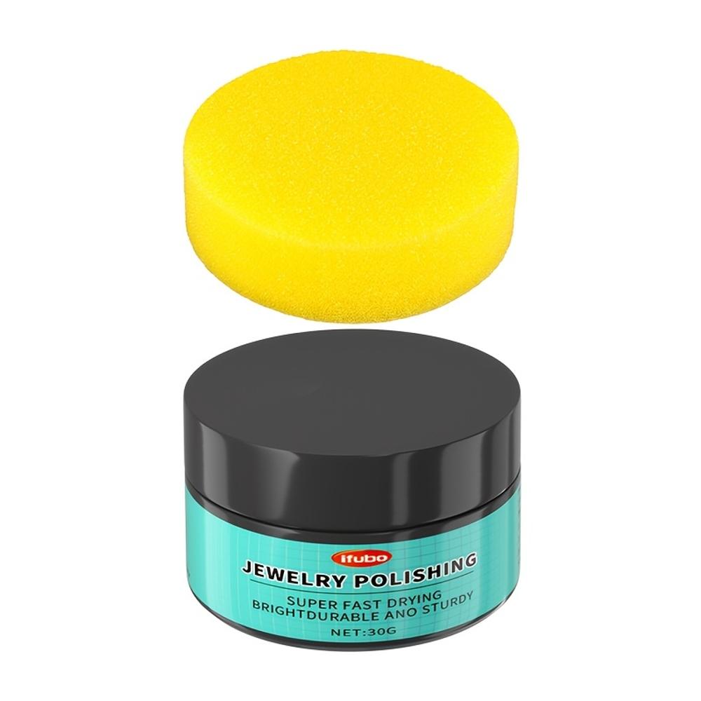 Jewelry Polishing - White for Polishing Rings, Bracelets, Earrings & More -S & Scratches - Durable & Sticky Formula - Perfect Fo