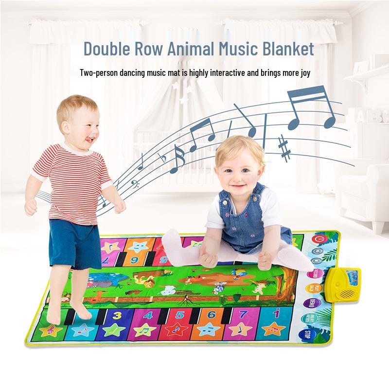 2022 Animal Music Baby Learning Piano Mat: Children's Dance Blanket Toy