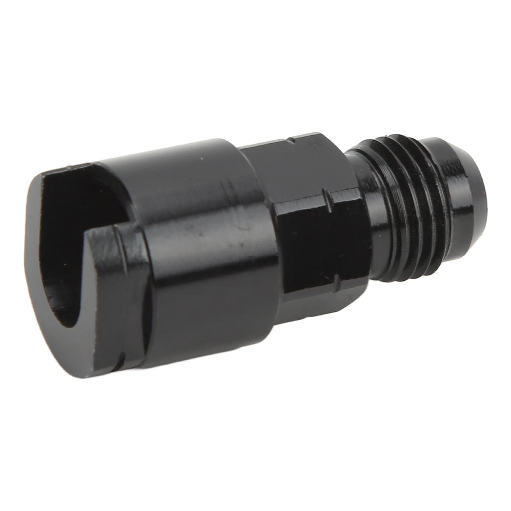 A ABSOPRO AN8 To AN10 Fuel Rail Adapter Connector Fitting Black - 4