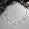 Y2K Gothic Style Women'S Waist Chain Pentagram Metal Decoration Punk Style Halloween Accessories Gifts
