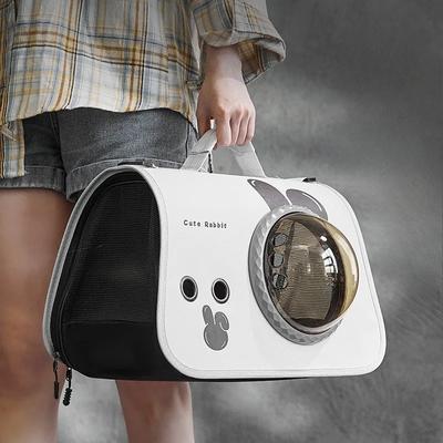 Pet Cats Backpack Comfort Foldable Travel Portable Adjustable Large Space Cat Carriers Bags Firm and Grippable Pet Products