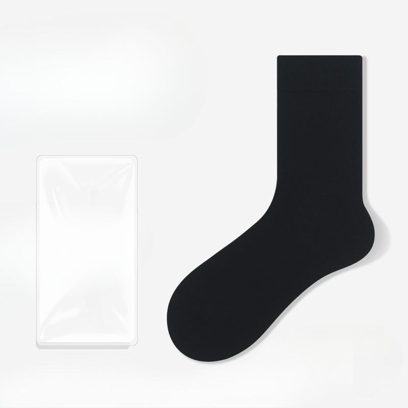 Male Autumn and Winter Warm Antibacterial Deodorant Cotton Wool In The Tube Socks
