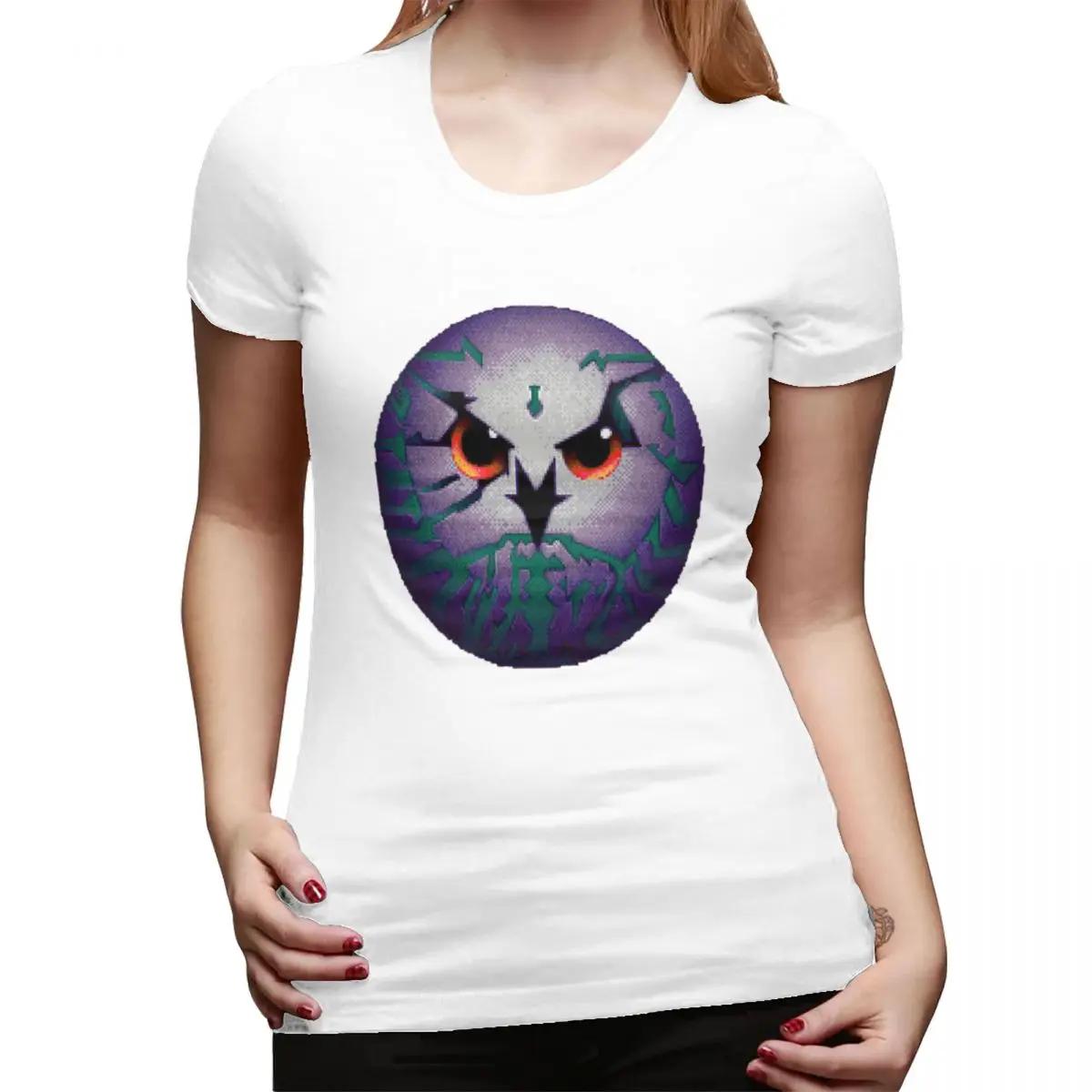 

Amiga Psygnosis Owl TShirt for Women Round Neck Streetwear T Shirts Womens Short Sleeve Summer Clothes Tops S