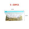 Reusable Thickened Sliding Lock Bag Zipper Bag Storage Bag  For Refrigerator Refrigeration
