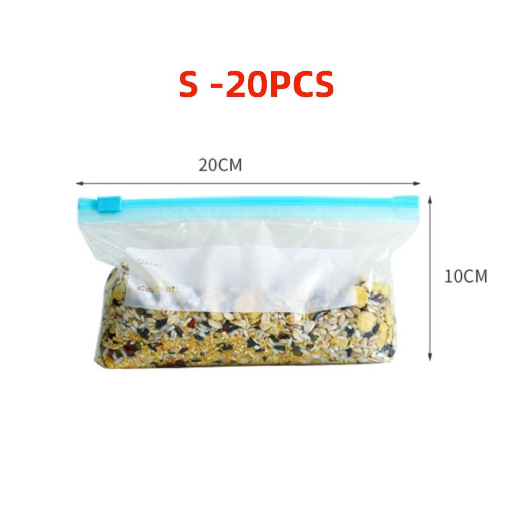 Reusable Thickened Sliding Lock Bag Zipper Bag Storage Bag  For Refrigerator Refrigeration